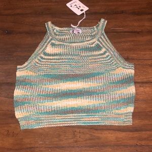 8 birdies crochet tank top